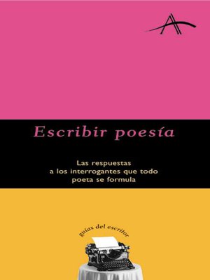 cover image of Escribir poesía